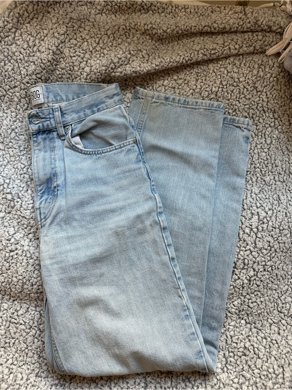 BDG High-Rise Light Blue Women’s Jeans - Picture 3 of 3